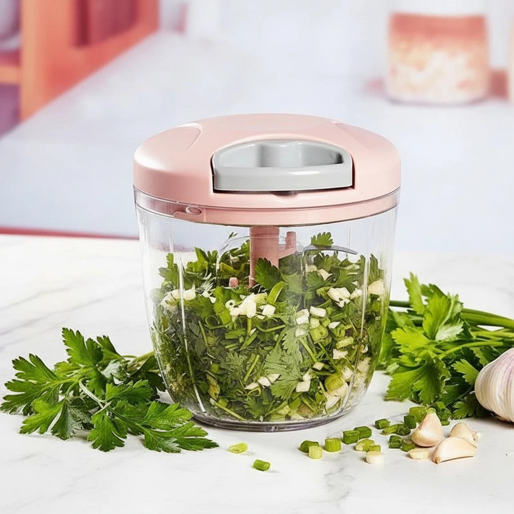 Kitchen Householde Manual Garlic Press Multi-function Grinding Chopper Food Vegetables Cutter Meat Kitchen Gadgets Masher Tool