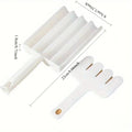 4-Slot Plastic Meatball and Rice Ball Maker Mold with Filling Spoon