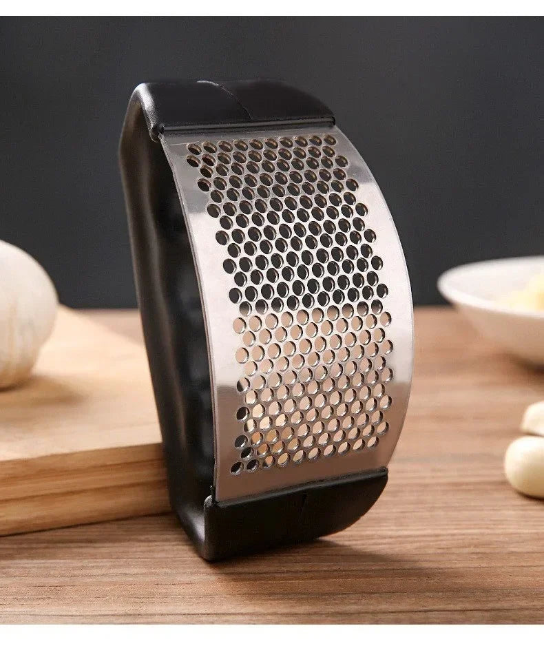 Stainless Steel Manual Garlic Press and Ginger Rocker Crusher