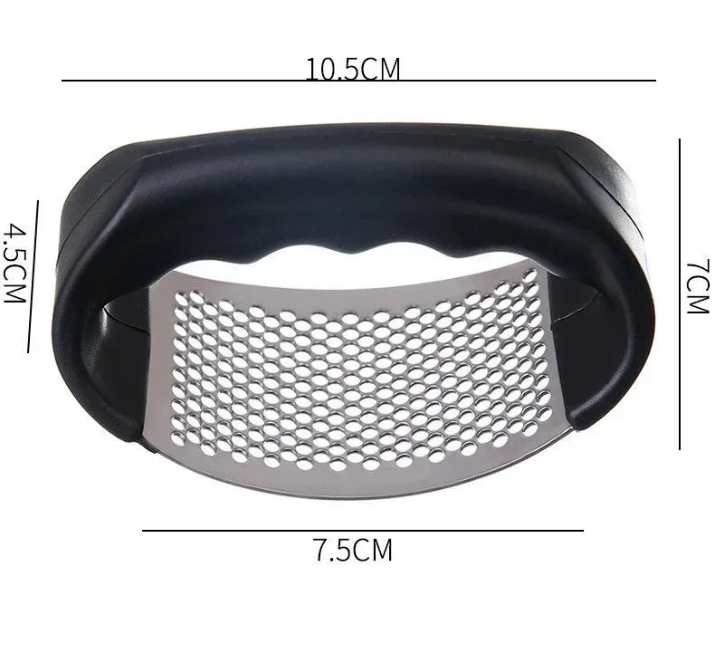 Stainless Steel Manual Garlic Press and Ginger Rocker Crusher