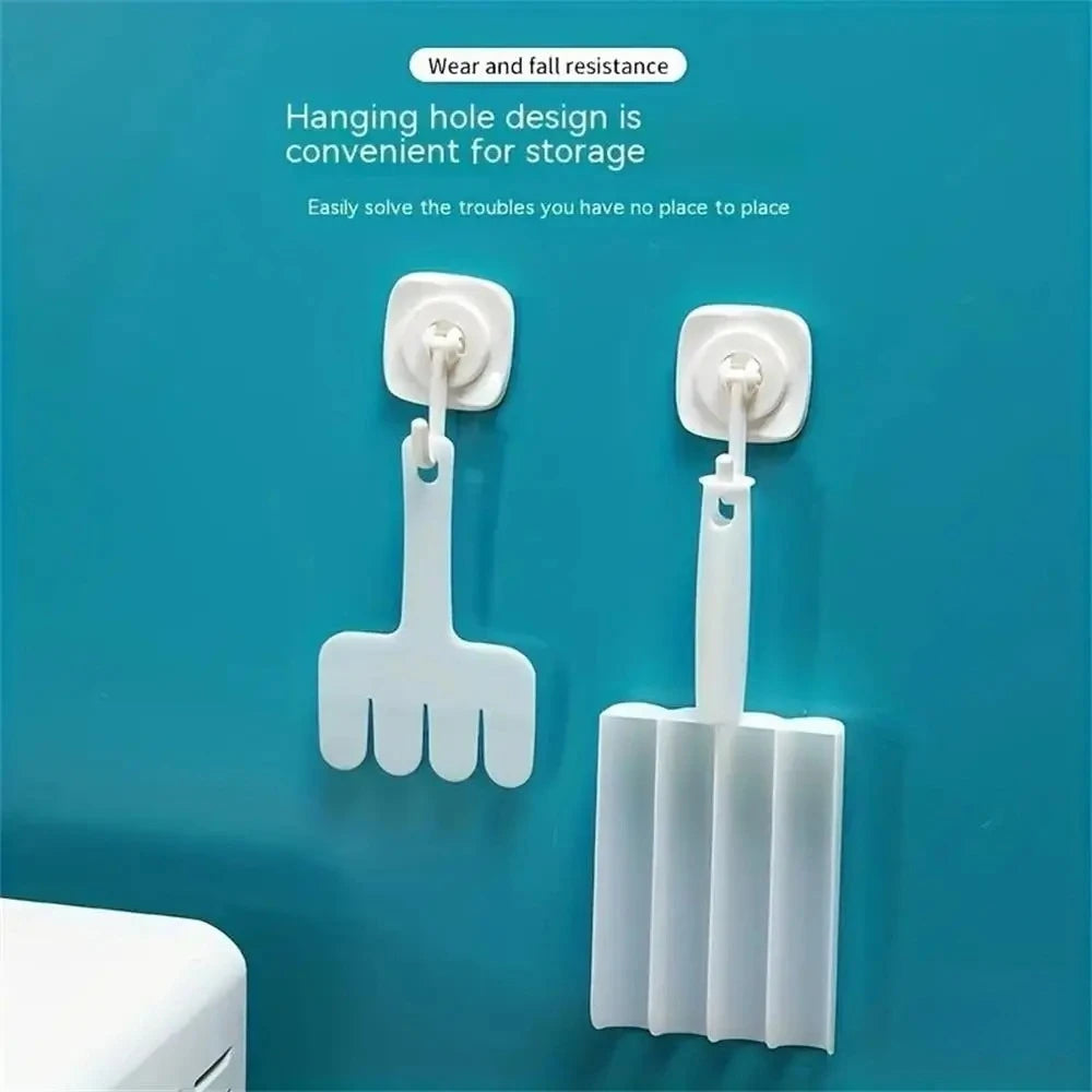 4-Slot Plastic Meatball and Rice Ball Maker Mold with Filling Spoon