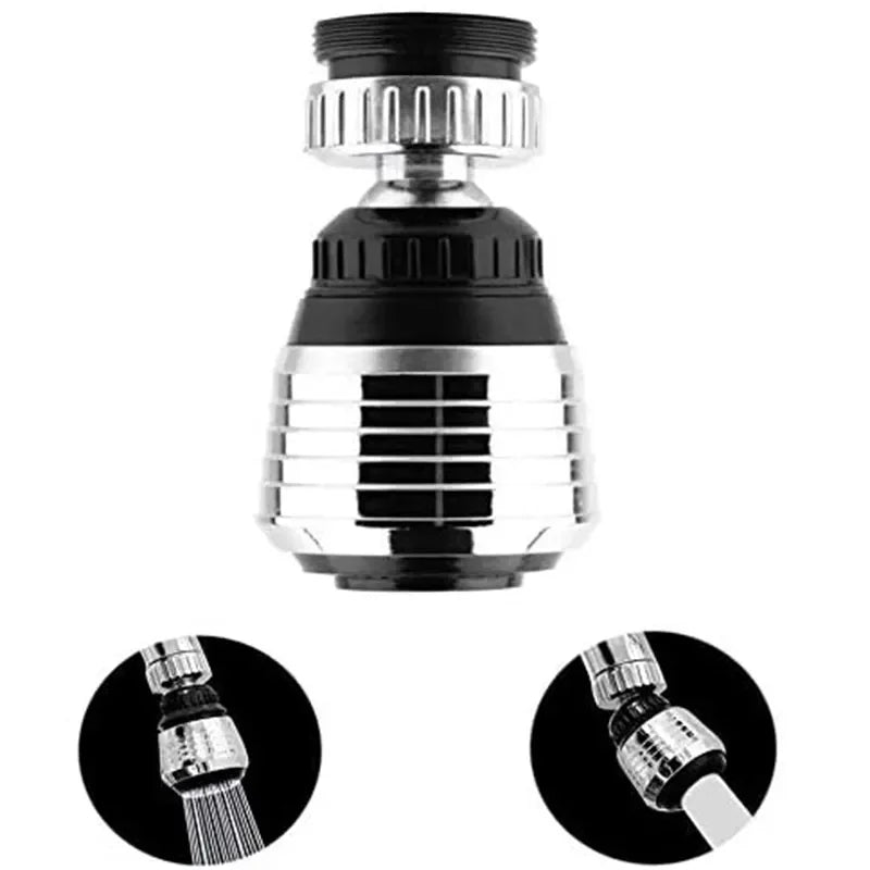 360° Rotating Faucet Extender – 2-Mode Kitchen Sink Aerator Sprayer
