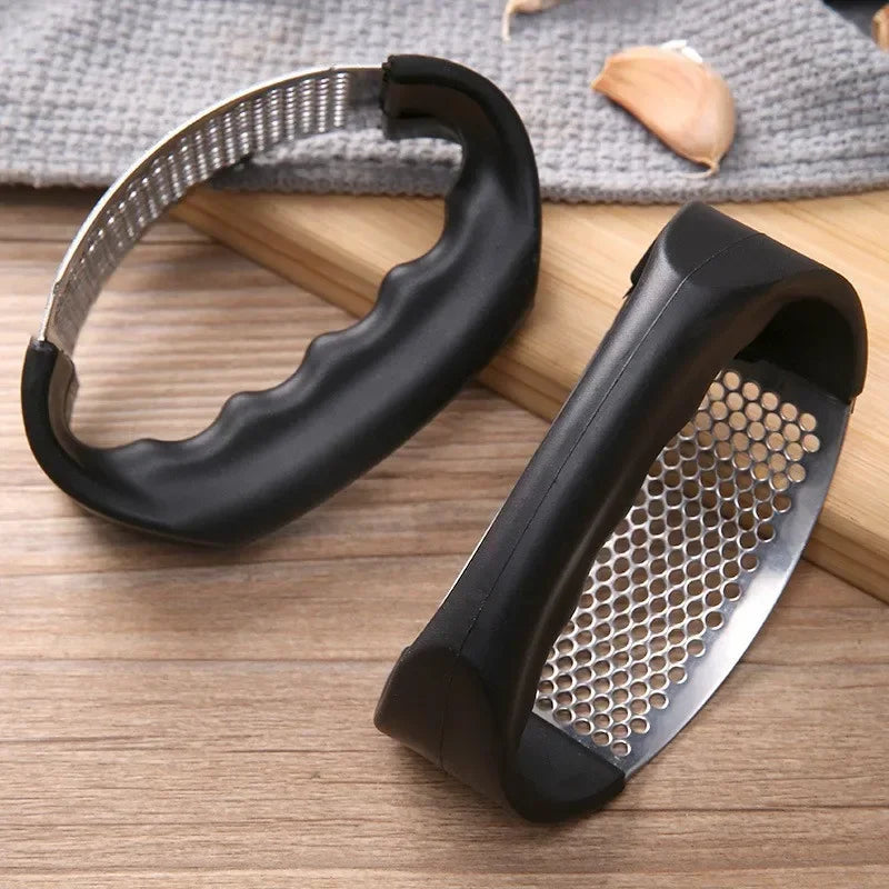 Stainless Steel Manual Garlic Press and Ginger Rocker Crusher