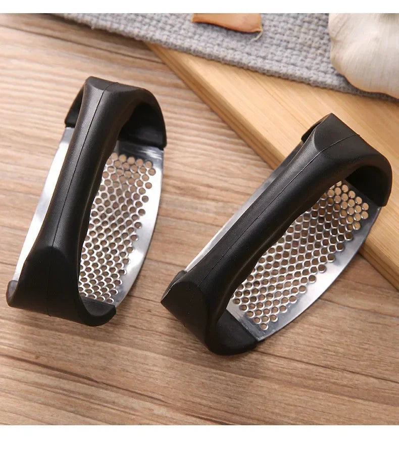 Stainless Steel Manual Garlic Press and Ginger Rocker Crusher