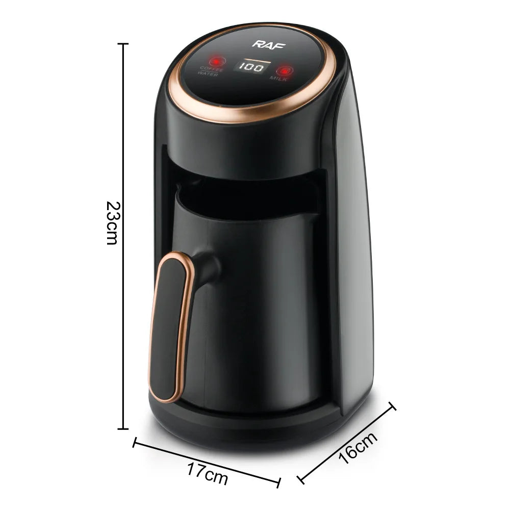 Portable Cordless Electric Turkish Coffee Machine 600W Travel Friendly Automatic Coffee Maker 220V