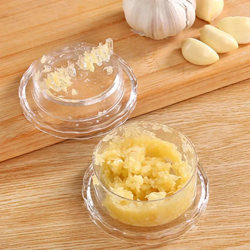 Manual Garlic Crusher – Compact Kitchen Garlic Grinder & Press