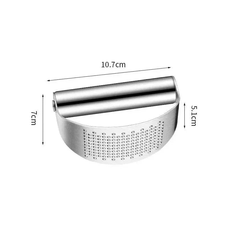 Stainless Steel Manual Garlic Press and Ginger Rocker Crusher