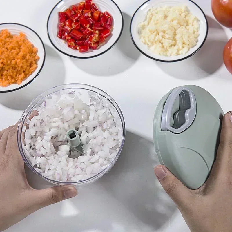 Kitchen Householde Manual Garlic Press Multi-function Grinding Chopper Food Vegetables Cutter Meat Kitchen Gadgets Masher Tool
