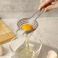 1pc, Stainless Steel Egg Separator - Easily Separate Egg Yolks and Whites for Perfect Baking Results - Essential Kitchen Gadget