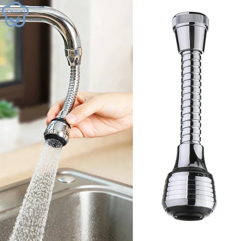 360° Rotating Faucet Extender – 2-Mode Kitchen Sink Aerator Sprayer