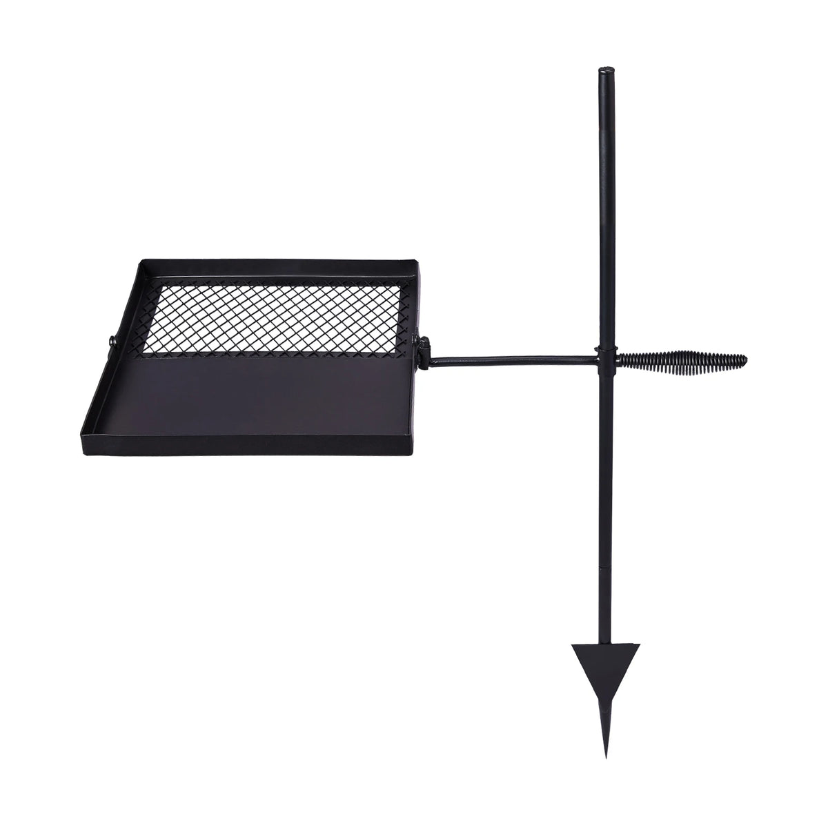 Folding Swivel Campfire Grill, Portable Cooking Grate over Fire Pit, Lightweight Grate Camp Fire Rack with Carrying Bag Outdoor