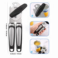 Stainless Steel Multifunction Can Opener – Manual Tin & Bottle Opener