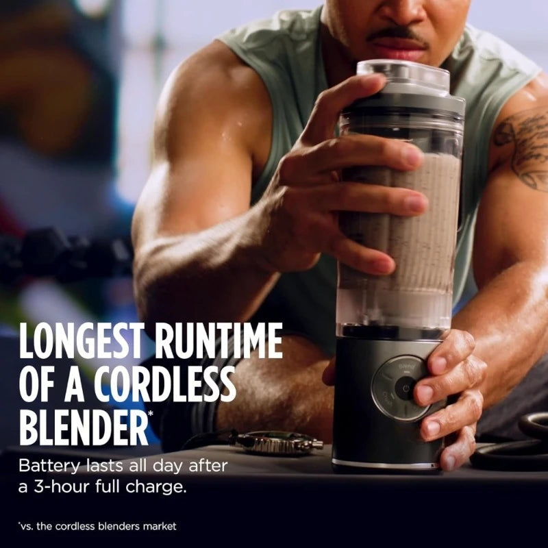 Portable Blender 22oz Twist & Go Cordless – Rechargeable Personal Blender