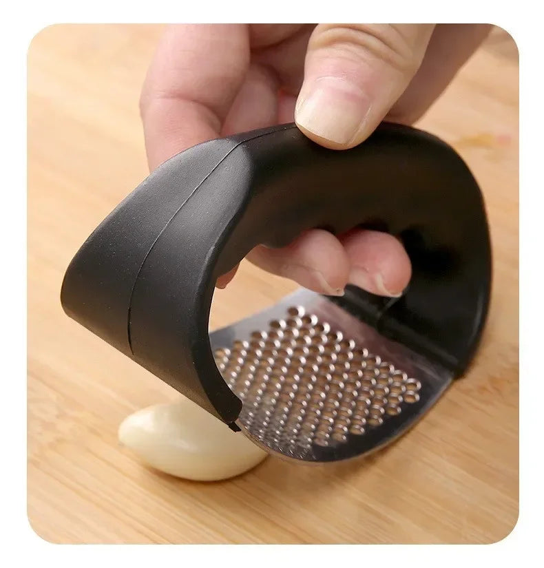 Stainless Steel Manual Garlic Press and Ginger Rocker Crusher