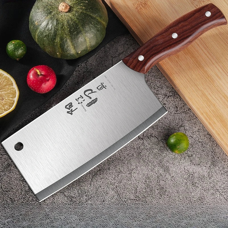 Ultra-Sharp Stainless Steel Kitchen Knife – Slicing, Chef's & Bone-Cutting